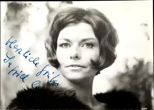 Foto Schauspielerin Ingrid Capelle, Portrait, Autogramm