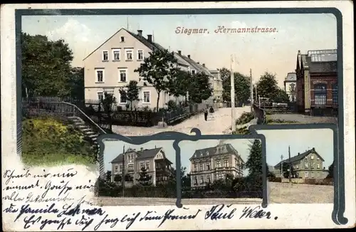 Ak Siegmar Chemnitz in Sachsen, Hermannstraße