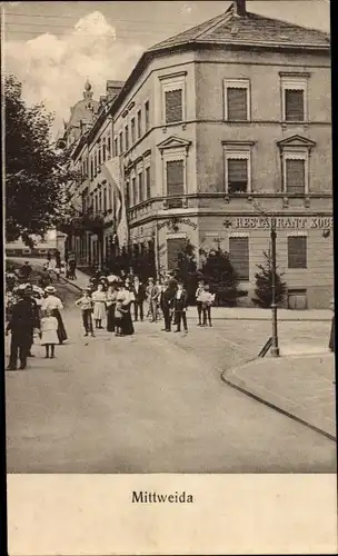 Ak Mittweida Mittelsachsen, Restaurant Kögel, Inhaber Rudolf Werner