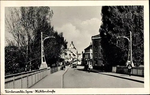 Ak Fürstenwalde an der Spree, Mühlenstraße