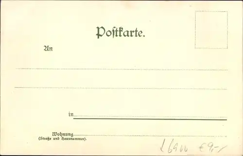 Künstler Litho Dutzauer, M., Jena in Thüringen, Totalansicht