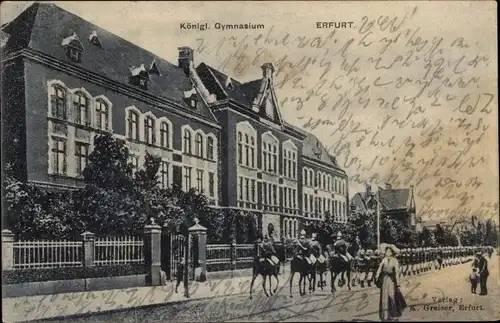 Ak Erfurt in Thüringen, Königliches Gymnasium