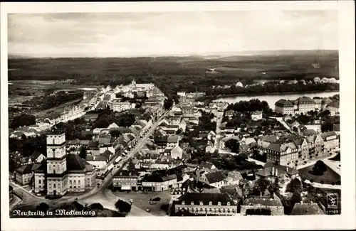 Ak Neustrelitz, Fliegeraufnahme