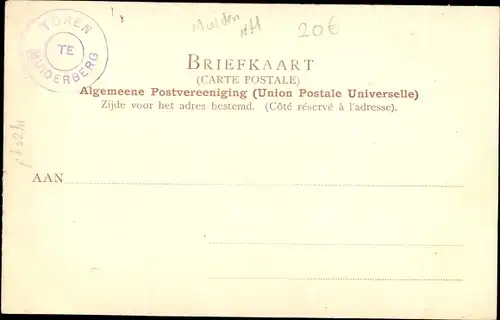 Ak Muiderberg Muiden Nordholland Niederlande, Badehaus