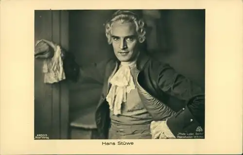 Ak Schauspieler Hans Stüwe, Portrait
