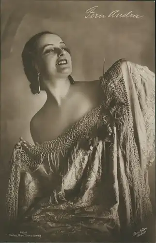 Ak Schauspielerin Fern Andra, Portrait