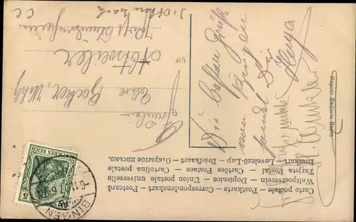 Ak Opernsänger, Hoffmanns Erzählungen, Opernszene