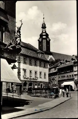 Ak Ilmenau in Thüringen, Straße des Friedens, Stadtapotheke