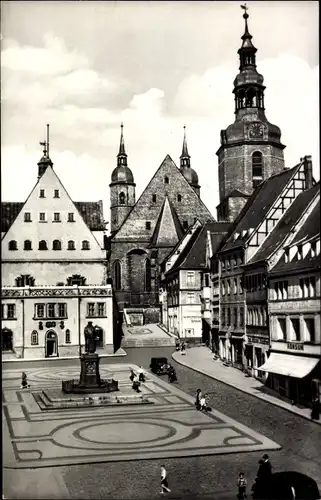 Ak Eisenberg in Thüringen, Marktplatz