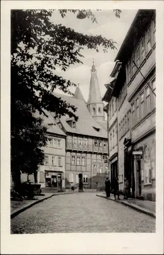 Ak Nordhausen am Harz, Barfüßer Straße