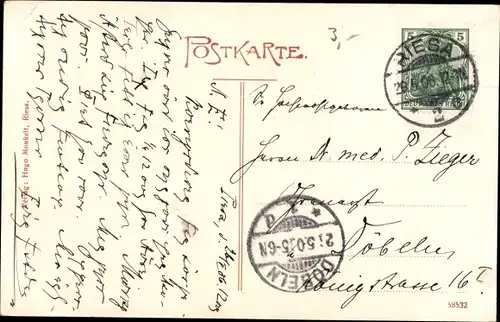 Ak Riesa an der Elbe Sachsen, Trinitatiskirche