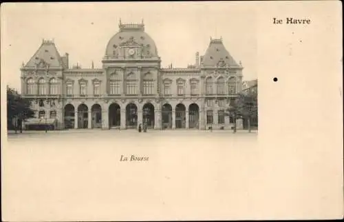 Ak Le Havre Seine Maritime, Börse