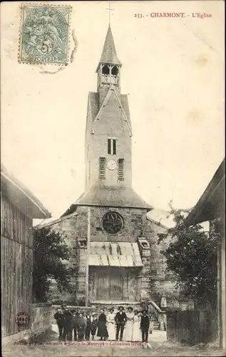 Ak Charmont Marne, Kirche