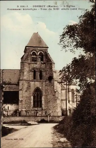 Ak Corroy Marne, Kirche