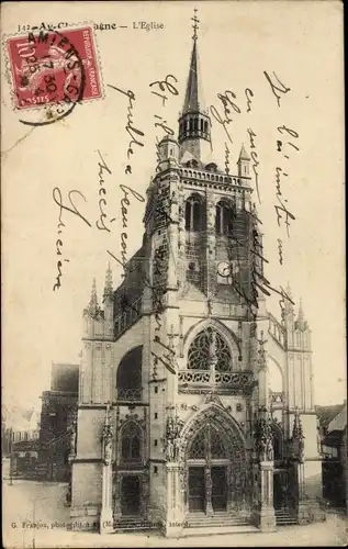 Ak Aÿ-Champagne Marne, Kirche