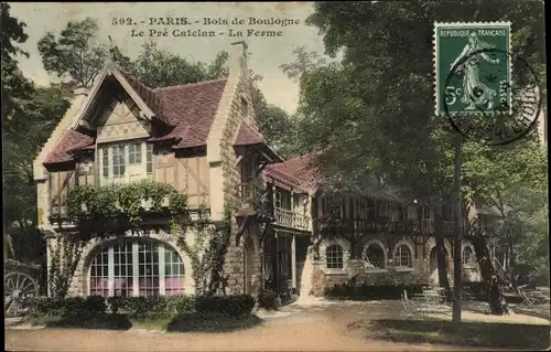 Ak Paris 16. Jahrhundert, Bois de Boulogne, La Ferme du Pré Catelan