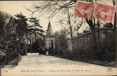 Ak Paris 16. Jahrhundert, Bois de Boulogne, Chateau de Bagatelle