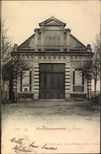 Ak Fère Champenoise Marne, Theater