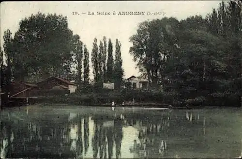 Ak Andrésy Yvelines, Seine