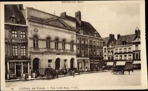 Ak Béthune Pas de Calais, Rathaus