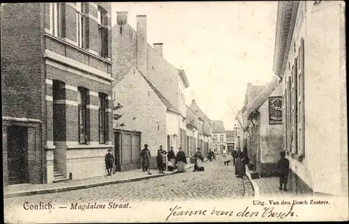 Ak Contich Kontich Flandern Antwerpen, Magdalene Straat