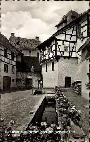 Ak Blankenheim an der Ahr Eifel, Ahrquelle, Fachwerkhäuser