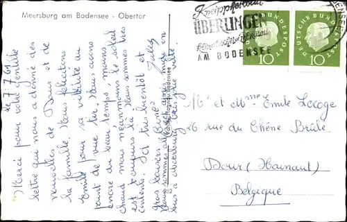 Ak Meersburg am Bodensee, Obertor