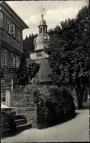 Ak Altenau Clausthal Zellerfeld im Oberharz, Kirche