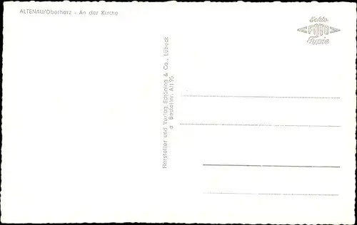 Ak Altenau Clausthal Zellerfeld im Oberharz, Kirche