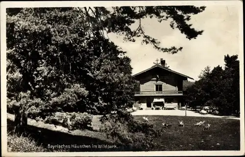 Ak Potsdam, Wildpark, Bayerisches Häuschen