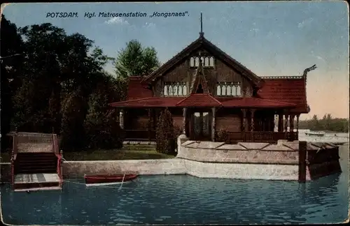 Ak Potsdam, Königliche Matrosenstation Kongsnaes