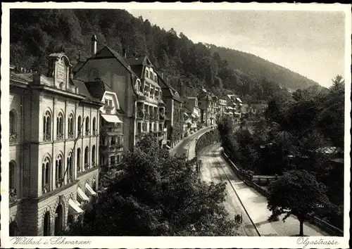 Ak Bad Wildbad im Schwarzwald, Olgastraße