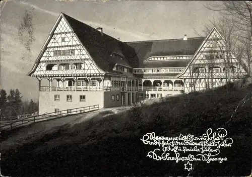 Ak Sasbachwalden im Schwarzwald, Gasthaus Adolf u. Paula Hübner