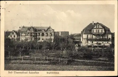 Ak Bad Salzuflen in Lippe, Sophienhaus