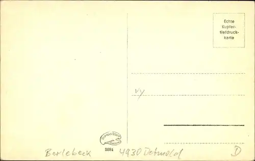 Ak Johannaberg Berlebeck Detmold im Teutoburger Wald, Gesamtansicht