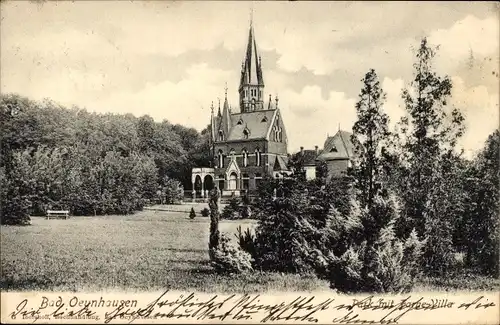 Ak Bad Oeynhausen in Westfalen, Park, Villa