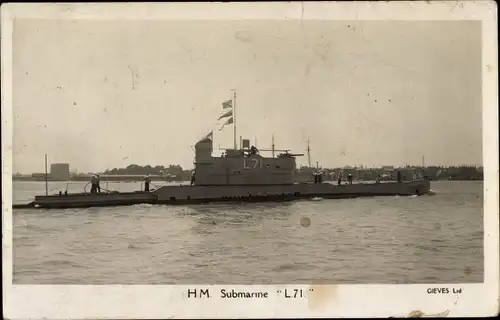 Ak Britisches Unterseeboot, U-Boot L 71