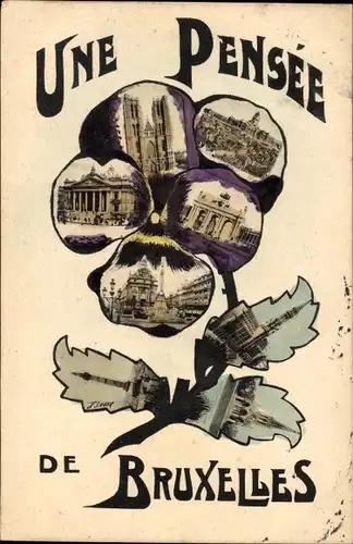 Ak Bruxelles Brüssel, Teilansichten, Kirche