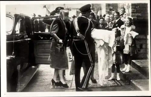 Ak Utrecht Niederlande, Taufe von Prinzessin Marijke, Juliana der Niederlande, Prinz Bernhard, 1947