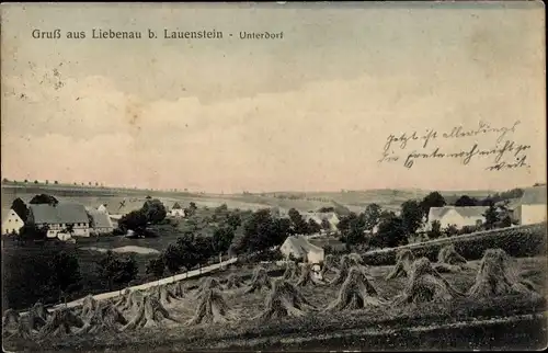 Ak Liebenau Altenberg im Erzgebirge, Unterdorf