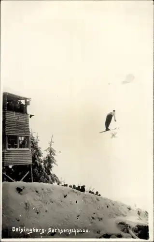 Foto Geising Altenberg im Erzgebirge, Sachsenschanze, Absprung