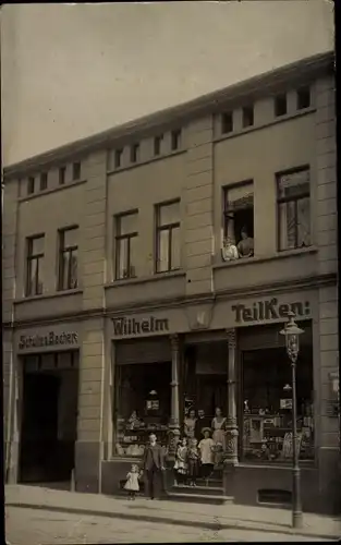 Foto Oberhausen am Rhein, Verkaufsstelle von Wilhelm Teilken, Schulte und Bacher