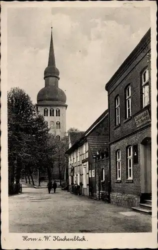 Ak Horn (Kreis Lippstadt) Erwitte in Westfalen, Kirchenblick