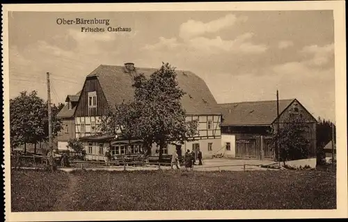 Ak Ober Bärenburg Altenberg im Erzgebirge, Fritsches Gasthaus