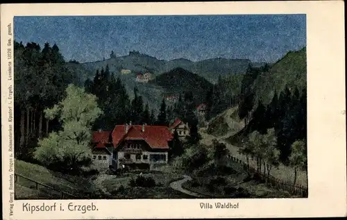 Luna Ak Kipsdorf Altenberg im Erzgebirge, Villa Waldhof
