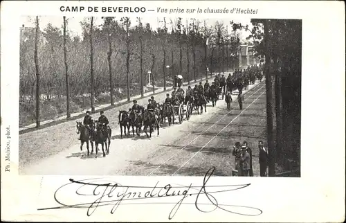 Ak Beverloo Beverlo Beringen Flandern Limburg, Blick auf die Hechtelstraße