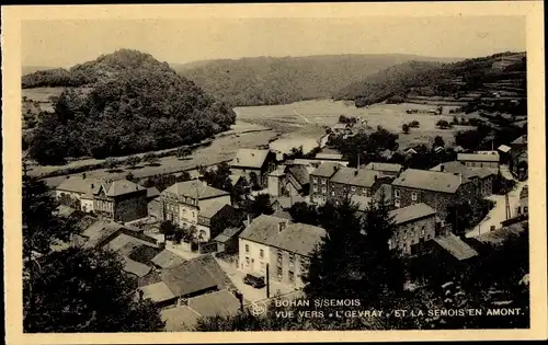 Ak Bohan Vresse sur Semois Wallonien Nanur, Blick auf L'Gevray und die Semois flussaufwärts