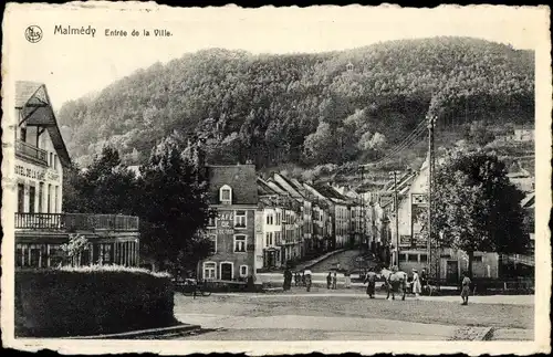 Ak Malmédy Wallonia Lüttich, Eingang zur Stadt