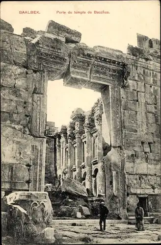 Ak Baalbek Libanon, Tor des Bacchus-Tempels