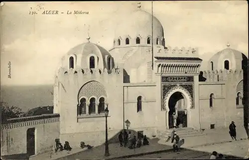 Ak Algier Algier Algerien, La Medersa